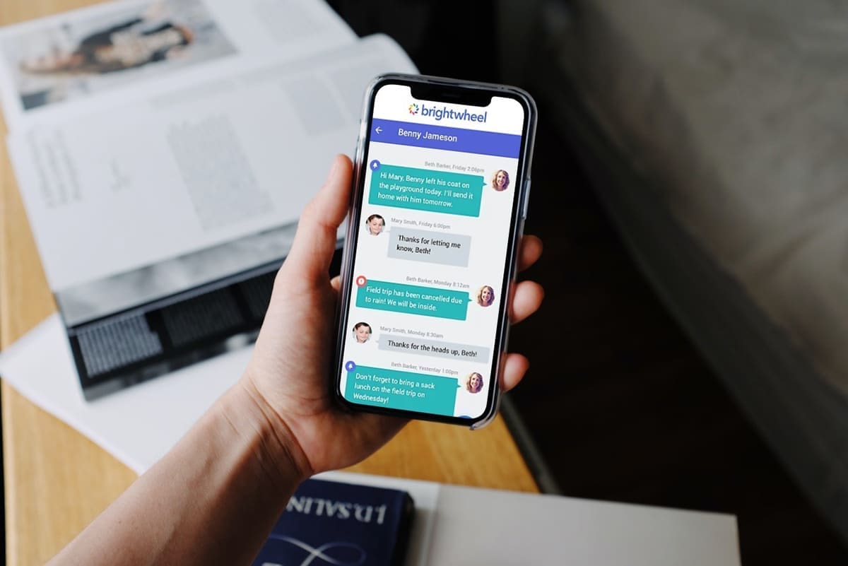 A Seamless Connection With Your Handy Brightwheel App™
